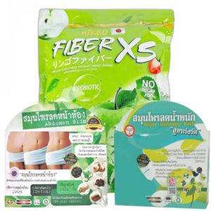 Fiber XS Juice + Slimming Herb + Abdomen Slim - বুষ্টার কম্বো